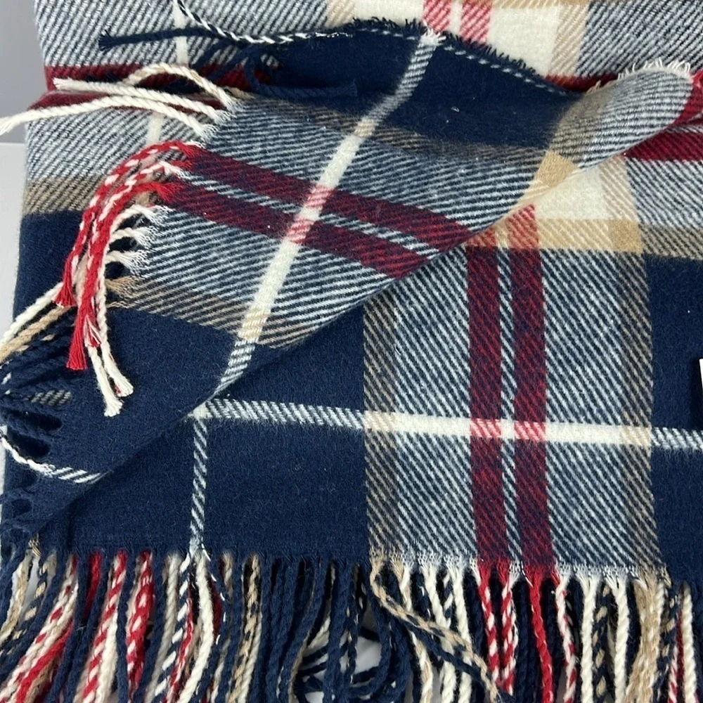 NIDO Plaid Throw Blanket with Fringe Made in Italy 51